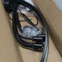 8 Light Modern Farmhouse Black Chandelier Light Fixture,Dining Room Chandelier Over Table,Matte Round Candle Ceiling Pendant Chandelier for Entryway Foyer Living Room Kitchen Bedroom 