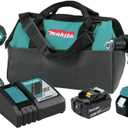 Makita XT269M 18V LXT Lithium-Ion Brushless Cordless 2-Pc. Combo Kit (4.0Ah), Blue
