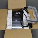 EUHOMY Ice Maker Countertop, Portable Ice Machine with Carry Handle, 26.5lbs Per Day, 9 Cubes in 6 Mins, Auto-Cleaning, with Basket and Scoop, for Home, Kitchen, Camping, RV (Silver) (Stainless Steel Silver)