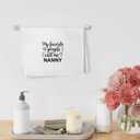 2 x Nanny Gifts Kitchen Towels, Nanny Gifts for Grandma Dish Towels Tea Towels for Kitchen, Nanny Grandma Gifts from Grandkids, Gifts for Nanny Hand Towels for Bathroom Kitchen, 16x24 Inches