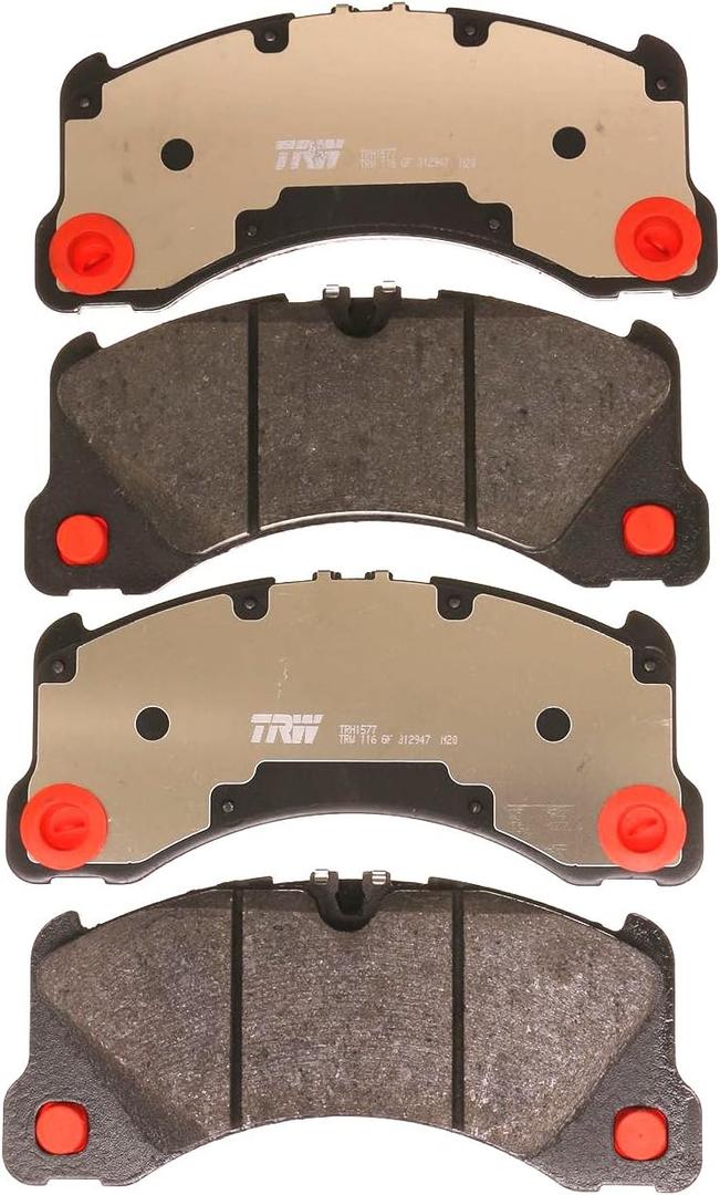TRW Pro TRH1577 Disc Brake Pad Set For Porsche Cayenne 2013-2018, Front, And Other Applications
