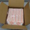 ECOLipak 100 Pack 2lb Paper Food Tray Red, Disposable Paper Food Boats, Food Holder Trays, Serving Boats for Taco Snack Nacho Hot Dog