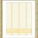 VIOLABBEY 14x16 Picture Frame Gold, Display 11x14 Picture with Mat or 14x16 without Mat, Ornate Vintage 14 x 16 Gold Frame for Wall Decor or Tabletop Display