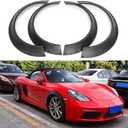 4PCS Universal Fender Flares 800mm Flexible Wide Body Kit Wheel Arches Durable PU Wheel Arch Protector