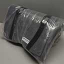 HOMBYS Extra Large Recliner Leg Pillow, Memory Foam Foot Rest Cushion Wave Shape Recliner Footrest Extender, Multi Purpose Back & Lumbar Support Pillow for Recliner, Bed, Sofa Couch,Grey