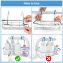 Shower Chair Caddy, Shower Caddy For Chair, Bathroom Showers Basket for Elderly, Pregnant, Patient, Handicap