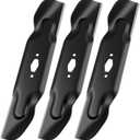 HQPASFY 742P05094 High Lift Blades Compatible with Cub Cadet Enduro XT1-LT50 Ultima ZT1-50 ZT2-50 with 50'' Deck, 490-110-C193 Lawn Mower Blades Replace for Troy Bilt/Craftsman CMXGZAM110193, 3 Pack