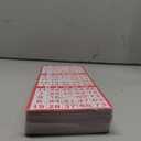 Yuanhe Bingo Paper Game Cards - 3 Cards - 100 Sheets in Mixed Colors