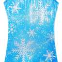 BAOHULU Gymnastics Leotards for Girls Kids Sparkle Tank Biketards with Shorts Dance Outfit (Blue)