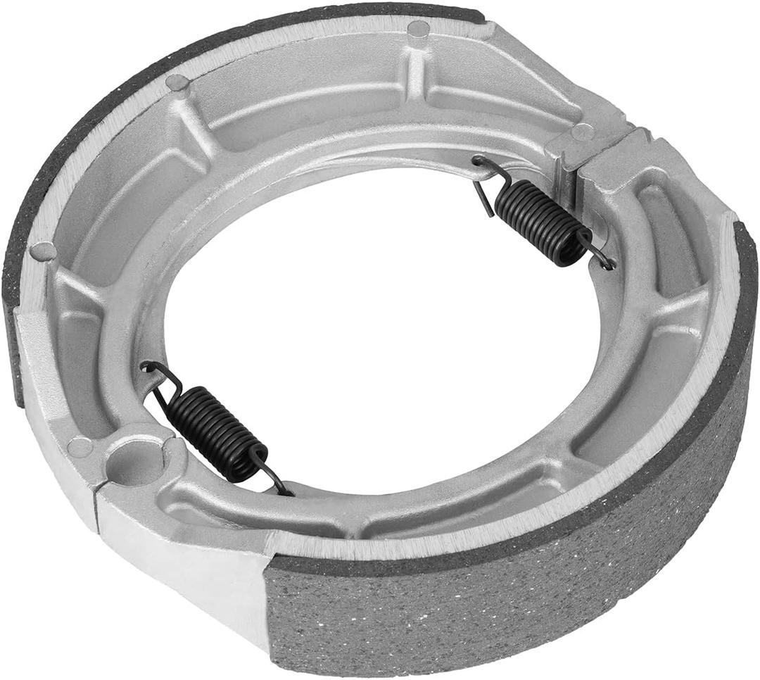 Rear Brake Shoes for Suzuki KingQuad 300 LT-F300F 4x4 91-02, QuadRunner 500 LT-F500F 4WD 98-02, Quadmaster 500 LT-A500F 00-01 LT250EF 85-86, LT300E 87-89, RE5 75-76, GS750T 82-83 634-1 Set