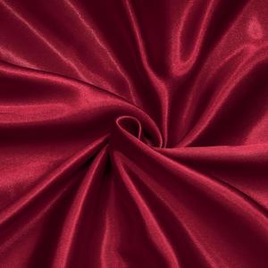 Homiest Burgundy Satin Fabric by The Yard, 5 Yards x 58 Inch Charmeuse Satin Fabric Silky & Shiny Cloth Fabric, Smooth Bridal Satin Fabric for Wedding Dress, Clothing Making, DIY Crafts, Sewing