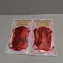 2 Pack Foil Curtain Backdrop Red Metallic Tinsel Foil Fringe Curtains Photo Booth Props for Birthday Wedding Engagement Baby Shower Bachelorette Christmas Holiday Celebration Party Decorations