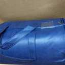 2026 Premium Upgraded Non-Vacuum Bed Quilt All Seasons 100% Cotton Filled Comforter - Reversible Lightweight Soft Breathable Fluffy (Grey Blue, Twin) 80"×65"