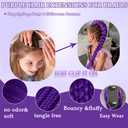 Purple Hair Extensions for Braids, 26 Inch Extra Long Braided Ponytail Extension Easy Clip in Ponytail for Cosplay Stage Party Halloween Costume (26 Inch Ponytail)