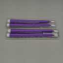 Purple Flameless Taper Candles with Remote, Battery Powered Christmas LED Candlesticks Flickering Set of 4