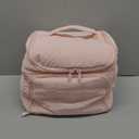 Nail Polish Organizer with 2 Detachable Cases Hold 60 Bottles & Nail Lamp, Portable Nail Organizers and Storage with Handle & Shoulder Strap, Travel Nail Bag for Manicure Tools