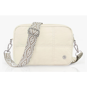 Crossbody Bags for Women, Small Quilted Shoulder Handbag with Adjustable Guitar Strap and Card Slots, Travel Purse