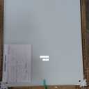 TSJ OFFICE Glass Dry-Erase Board - 36 x 24 Inches Wall Mounted Whiteboard with Magnetism, Large Frameless Glass White Board for Office, Home & School