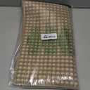 YDKGL Kitchen Rugs Non Slip Washable, Rubber Backing Soft Chenille Braided Kitchen Mats for Floor, Super Absorbent Kitchen Runner Rug Standing Mat Sink Mat, Easy to Clean, Brown 17"x47"