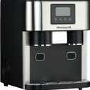 Frigidaire EFIC245-SS EFIC245 3-in-1 Countertop Crunchy Chewable Nugget Style Dual Ice Crusher and Cube Maker, Makes 33 Pounds in 24 Hours, 2 Sizes, with Water Dispenser and Line-in