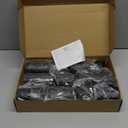 Flameless Candles with Remote, Battery Operated Flickering Flameless Candles, LED Candles with Timer 2/4/6/8H, with Realistic LED Candles Set of 9 (D3 x H 3" 4" 5" 6" 7") (Black)