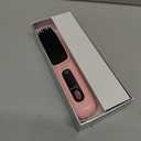 NUMOYA Go Brush Pro Portable Cordless Hair Straightener Brushs for Travel, with 30s Fast Heat, 3 Temperature Settings (Pink)