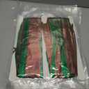 4 x 2Pack Football Party Decoration, Brown Green Foil Curtain Streamer Backdrop, 3.3 x 8.3 Ft