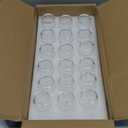 ZEAYEA Set of 36 Glass Tealight Candle Holder, Small Clear Votive Candle Holders for Weddings, Parties, Table Centerpieces, Dinner, Home Decoration, Candle Mould