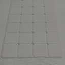 Bathtub Mat Non Slip 15" x 28" Silicone Foldable Tub Mat with Strong Suction Cups & Large Drain Holes, Durable & Eco-Friendly, for Smooth Surfaces, Ideal for Seniors, Adults White