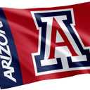 Desert Cactus University of Arizona Flag Wildcats UA Banners 100% Polyester Indoor Outdoor 3x5 feet Flags (Design R)
