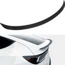 Spoiler for 2026 2025 Tesla Model Y Juniper ABS Material Rear Spoiler Wings Rear Trunk Lip 2025 2026 Tesla Model Y Juniper Accessories (Matte Black)