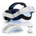 T3 Plus Battery Head Strap for Meta Quest 3/Quest 3S, Rechargeable Battery Pack (2x8000 MAh) with Charging Dock Accessories, Adjustable Elite Strap for Quest 3/Quest 3S