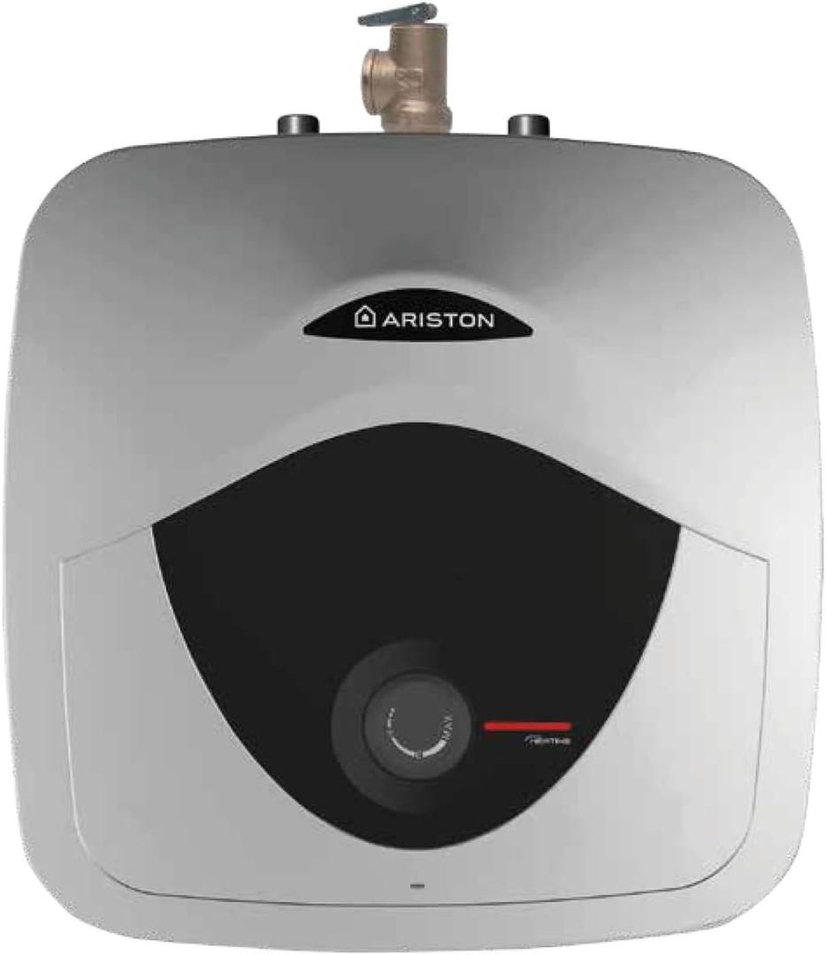 8 Gallon Capacity, 120-Volt Ariston Andris Mini Tank Electric Water Heater Heating Solution for Under Sink, RV, and Compact Spaces, Smart Boost for Versatile Heating, Simple Installation