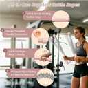 Ropeless Battle Ropes Weighted 2 Pack Portable Cordless Battle Ropes for HIIT & Cardio Full-Body Workout Tool with Non-Slip Spiral Handles, Travel-Friendly Home Gym Equipment for Women & Men