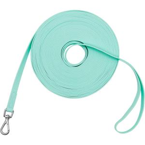 Waterproof Dog Training Leash 50FT  Heavy Duty Recall Long Lead for Large Medium Small Dogs (50FT, Mint Green)