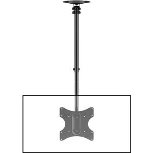 Suptek Ceiling TV Mount Fits Most 23-43 inch LCD LED Plasma Panel Display with Max VESA 200x200mm Loaded up to 35kg/77.16lbs Height Adjustable MC3260