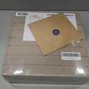 Bumusty Large Cork Board Alternative-48 x 36" Felt Bulletin Board Tiles, with 30 Pushpins, 70 Adhesive Tabs, Fine-Stripe 12-Pack, Cork Boards for Office Push Pin Board Felt Board-Taupe