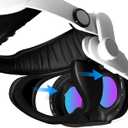 Globular Cluster F3-S Silicone Light Blocker for Meta Quest 3 - Compatible Only with Halo Head Straps - Magnetically Attaching Silicone Facial Interface