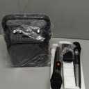 Karaoke Machine, Portable Bluetooth Speaker with 2 Wireless Microphones for Adults & Kids with Lights, Karaoke Microphone with PA System Supports USB/TF/FM/AUX for Home Party Home System Packages (Black)