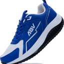 Walking Shoes for Men Arch Support Plantar Fasciitis Shoes Orthotic Tennis Sneakers for Foot Pain Relief (10, Blue)