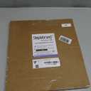 Simplebrand Ivory Sheer Kitchen Curtains (2 Panels, 42 x 36 Inch, Rod Pocket) - 100% Polyester Light Filtering Drapes for Bathroom, Living Room, Bedroom Decoration