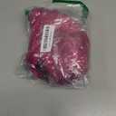 BERON Hot Pink Wig Long Wavy Rose Red Wig with Bangs for Women Daily Party Hairnet Include