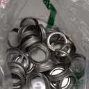 72Pcs Canning Lids with Rings Regular Mouth, for Ball, Kerr Jars - Split-Type Metal Mason Jar Lids for Canning - 100% Fit & Airtight for Jars (36Lids+36Rings for Regular Mouth)
