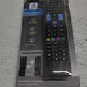 GE Samsung Replacement Remote, Universal Remote Control Compatible for Roku, Apple TV, Smart TV, Soundbar, Streaming Player, Blu Ray, DVD, DVR, 4 Device, Black, 44235