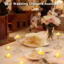 Raycare 12/24/50/100/150Pack Flameless Candles, Battery Operated LED Tea Lights, Long Lasting Fake Candles, Electric Candles for Wedding, Holiday Party, Centerpieces, Home Decor, Halloween, Christmas (Ivory)