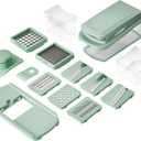 Pioneers Woman Agatha 8-in-1 Food Slicer & Chopper, Green (Green)