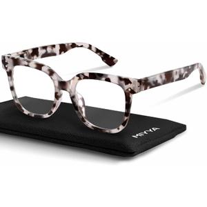 miyya Blue Light Glasses for Women & Men Oversized UV & Blue Light Blocker Chunky Frames, Stylish Eyewear Accessories