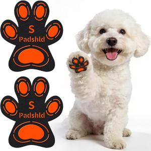 Anti Slip Dog Paw Pads for Senior Dogs - Paw Grips for Hardwood Floors, Enhanced Balance Traction Pads, Breathable Pet Paw Stickers Protectors for Dogs 7 Sets (28 Pcs) S