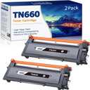 TN660 Compatible Toner Cartridge Replacement for Brother TN630 (Black,2 Pack) TN-660 630 to Use with MFC-L2700DW L2720DW L2740DW HL-L2300D L2320D L2360DW L2380DW DCP-L2540DW Printer