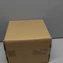 GeLive Short Round White Ceramic Vase Table Centerpiece Moon Jar Jingdezhen Handmade Pottery Vase Glossy Finish Planter Pot Waterproof for Fresh Dried Flower Home Decor Kitchen Utensil Holder